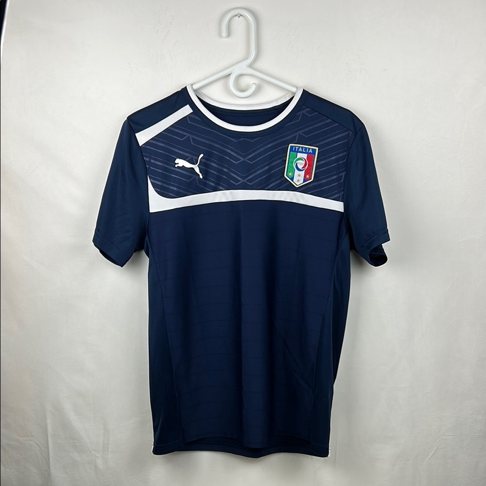 ITALY 🇮🇹 TRAINING FOOTBALL SHIRT SOCCER JERSEY PUMA SIZE M MEN’S
